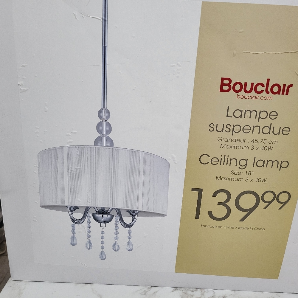 Bouclair ceiling lamp
